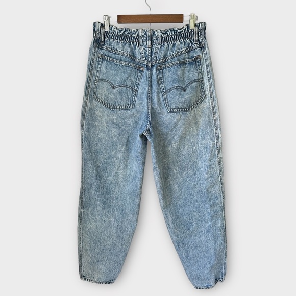 Vintage Levi’s Silver Tab Jeans – 90s Baggy Paperbag Mom Acid Wash - Picture 2 of 9